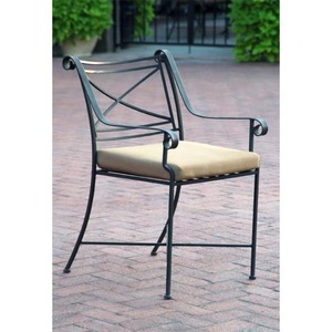 Cómoda Silla de metal de primera calidad con revestimiento en polvo resistente a la intemperie Marco de alta resistencia y toque moderno y elegante - Product Image 5