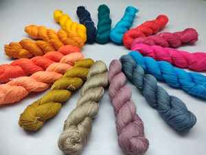 Maharaja <b>100</b>% <b>Silk</b> Raw <b>Yarn</b> for Creative Expressions Hand Knitting Sewing Embroidery Ropemaking Weaving - Product Image 6