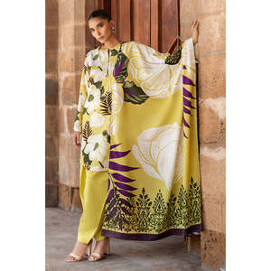 Traje Casual de 3 Piezas de Pana Estampada con Dupatta CD-52004 - Product Image 1