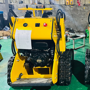 Spedizione gratuita Mini Skid Steer Loader secchio Trencher aratro rotante cina CE/EPA/EURO 5 cingoli trattore caricatore motore pompa