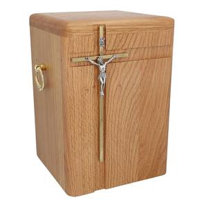 Wooden Cross <b>Urn</b> for Ashes Personalized for Funeral Cremation <b>Urn</b> for Human Ashes Engraved Natural <b>Casket</b> for Ashes Elegant <b>Urn</b> - Product Image 5