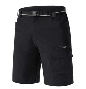 Men's summer <b>tactical</b> cargo <b>shorts</b> quick-dry nylon lightweight knitted design mid-waist with zipper fly closure for outdoor use - Product Image 6