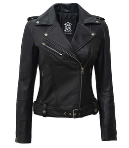 OEM High Quality Fish Leather Jacket Ladies 2024 Hot Style Waterproof Reversible Breathable Quick Dry Cotton Lining Cool Lapel - Product Image 1