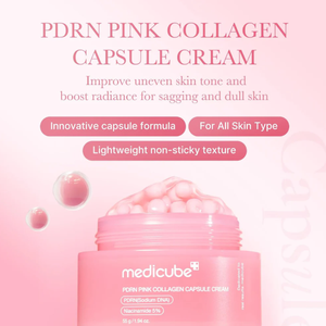 Crema de Cápsulas de Colágeno Rosa PDRN de Medicube, Crema para Mujeres, Todo Tipo de Piel, Auténtica, Hecha en Corea - Product Image 2