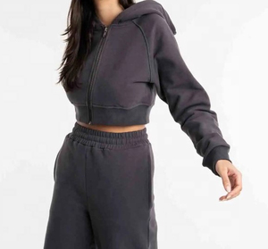 Ensembles de survêtement Streetwear de haute qualité pour femmes léger coupe ample respirant séchage rapide couleur personnalisée et impression de Logo - Product Image 3
