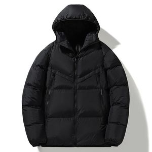 Abrigo acolchado ligero de invierno para hombre, chaqueta con capucha y cremallera de burbuja cálida con logotipo personalizado, chaquetas para exteriores para hombre - Product Image 5