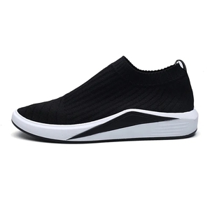 Venta al por mayor de zapatos casuales de tela tejida cómoda, ligeros y transpirables para mujer, nuevos estilos. - Product Image 1