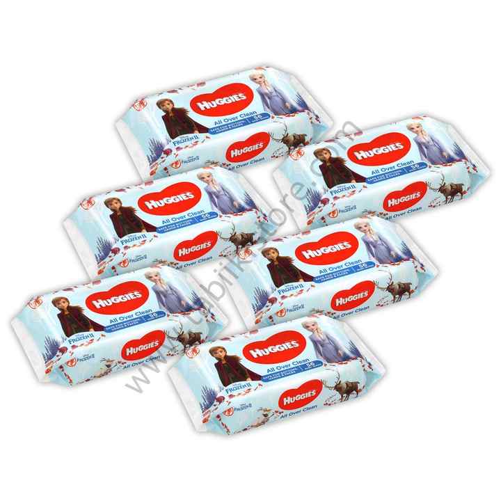 Huggies Frozen Wet Wipes 6x56 Pieces