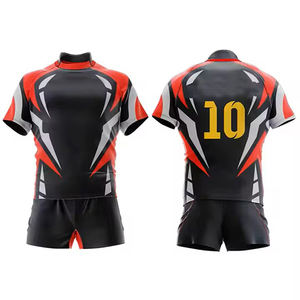 Offre Spéciale 2025 Logo personnalisé imprimé en gros maillot de rugby personnalisé sublimé uniforme de football de rugby - Product Image 5