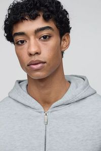 Meilleure vente de haute qualité Sweat à capuche zippé de base pour hommes de grande taille Sweat à capuche respirant avec logo personnalisé pour l'hiver Sweat à capuche décontracté pour hommes - Product Image 2