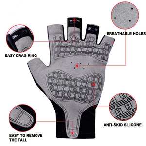 NOUVEAU Gants de cyclisme sportifs personnalisés demi-doigts Geo Brother Co GB-CG-0007, respirants, absorbant les chocs, légers, vente en gros - Product Image 5