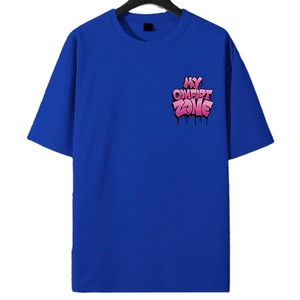 Custom Logo Cotton <b>Tshirt</b> for Men Printed Heavyweight 180GSM Oversized 3D Printed Blank <b>Tshirts</b> Casual Style - Product Image 1