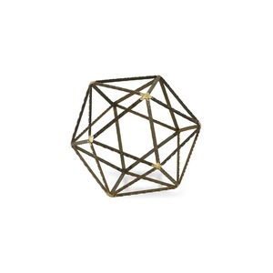 Sculpture de table géométrique moderne, objet de table artistique, accent décoratif contemporain pour bureau ou salon, en provenance d'Inde - Product Image 6