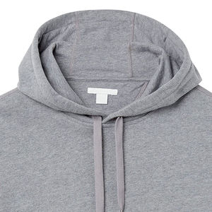 Pull lourd de haute qualité French Terry Hoodies Drop Shoulder No Strings Heavy Oversized Men Pullover Hoodies - Product Image 5