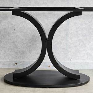 Heavy Duty <b>Cast</b> Iron Dining Table Legs Contemporary Industrial Style <b>Powder</b>-Coated CHBBA013 for Kitchen Hospital Furniture - Product Image 6