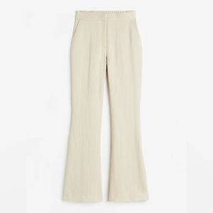 Pantalons de survêtement en toile surdimensionnés à jambes extra larges avec couture de fixation avant et arrière, pantalon ample évasé pour l'hiver, vente chaude - Product Image 6