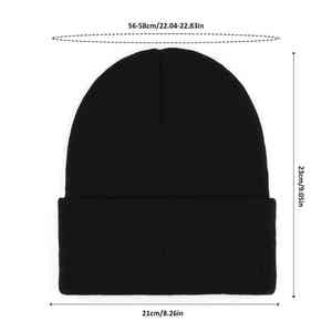 Gorro de lana a rayas colorido de moda gorro de punto cálido para hombres | Sombrero de moda para exteriores de otoño e invierno - Product Image 3