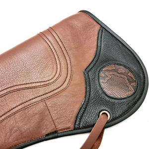 Servicio OEM cetrería alta calidad personalizar doble 32cm de largo cuero de vaca guantes de cetrería para la venta en el precio barato