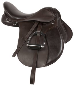 Sillín inglés de salto multiusos de alta calidad, sillín de cuero Original para carreras de caballos, sillín de cuero Original para caballos - Product Image 1