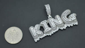 Pendentifs Moissanite Entièrement Sertis en Argent 925 Plaqué Rhodium/Or, Style Hip Hop Vintage Glamour, Bijoux Fins, Meilleurs Prix, Breloques - Product Image 4