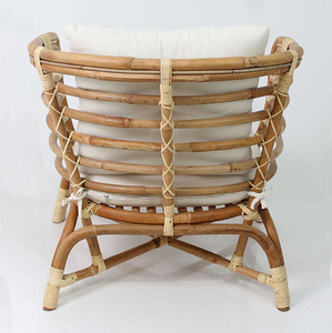 Cojín de Silla de Teca Natural, Duradero y Ecológico, Silla de Estilo Boho Moderno para Dormitorio, Parque, Villa, Sala de Estar, Patio, Hotel - Product Image 4