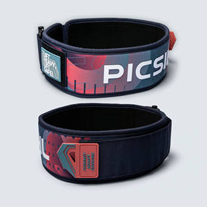 Cinturón Lumbar Picsil con Logotipo Personalizado, Hebilla Versátil Lockpro, Cierre Rápido, Cinturón de Levantamiento de Pesas, Tirador de Goma, Cinturones de Gimnasio de EVA y Nailon - Product Image 1