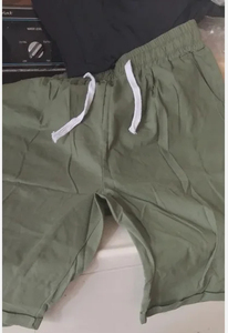 Shorts pour femmes, été, ample, couleur unie, taille élastique, cordon de serrage, poches, shorts tendance pour femmes - Product Image 5