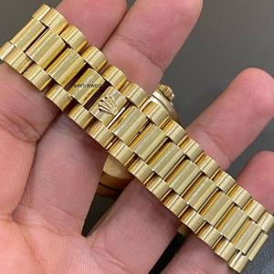 Reloj Banti Jewels WA01 de Lujo, Estilo Antiguo, con Moissanita Dorada, Completamente Cubierto de Diamantes, Estilo Hip Hop, Acero Inoxidable, Cristal, 20mm, ETA Dual - Product Image 2