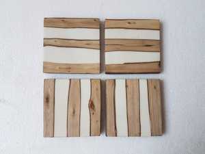 Accessoires de cuisine les plus vendus Dessous de verre en bois en résine personnalisable de haute qualité Nouveaux tapis de cuisine les plus vendus - Product Image 4