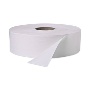 Windsoft 3.4 In. Papier toilette jetable X 1000 Ft. 2 plis, compatible avec les fosses septiques, rouleau jumbo - Blanc, 12 rouleaux/carton - Product Image 1