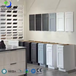 La meilleure qualité Meubles modulaires tout en bois de style européen en panneau stratifié Armoires de cuisine - Product Image 4