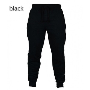 OEM Broderie personnalisée Logo Design Pantalon de survêtement de sport décontracté à coupe étroite pour hommes Pantalon de survêtement d'hiver noir anti-rides devant plat - Product Image 4