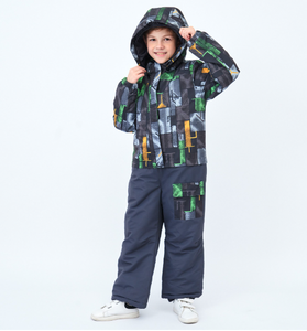 Combinaisons de ski colorées et tendance pour bébés 2026 – Imperméables et chaudes avec capuche – Salopettes de ski pour enfants garçons et filles - Product Image 5