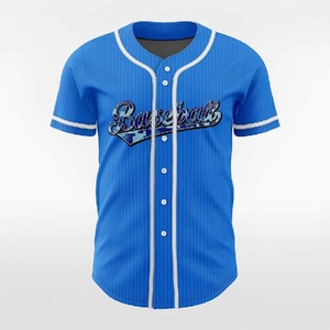 Camiseta de béisbol con logotipo bordado sublimado de poliéster personalizado 2025/camiseta de béisbol con logotipo bordado sublimado de poliéster personalizado - Product Image 6