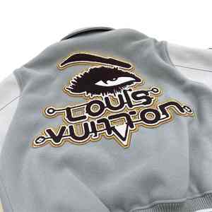 OEM Custom Men's Wool Letterman Varsity Jacket Embroidered Logo Baseball Style Outerwear - Product Image 2