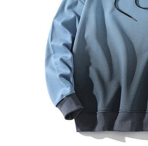 Survêtement pour homme en coton 100% avec logo personnalisé, sweat-shirts et pantalons délavés à l'acide avec fermeture éclair, sweat-shirts délavés à l'acide décontractés pour homme pour l'hiver - Product Image 6