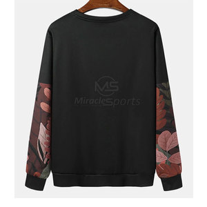 Sudadera transpirable de alta calidad para hombre, ropa informal, Jersey de algodón y poliéster, sudadera para hombre - Product Image 2