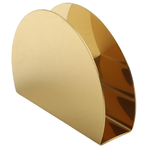 Porte-mouchoirs en bois d'acacia et en laiton Artisanat personnalisé Top vente Accessoires de bureau faits à la main Porte-serviettes - Product Image 5