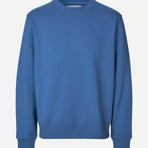 Diseño de manga larga de moda para comodidad Hombres elegantes Sudadera Algodón suave Color sólido con logotipo personalizado y bordado OEM - Product Image 1