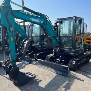Excavadora de alto rendimiento Sunward SWE35UF de diseño compacto ideal para movimiento de tierras, excavación de zanjas y trabajos de construcción - Product Image 5