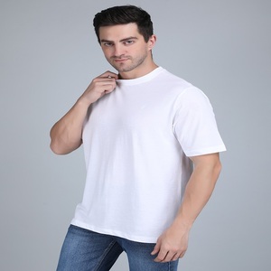 Camiseta de cuello redondo para hombre, ropa de calle, venta al por mayor, algodón polivinílico en diferentes métodos de impresión y materiales en stock para la venta - Product Image 6