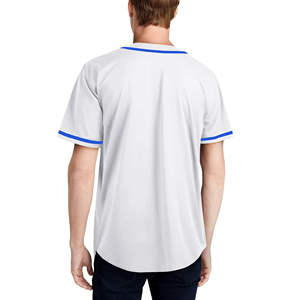 Camiseta de Béisbol Personalizable de Poliéster/Algodón Estampada para Adultos, Ropa Deportiva con Logotipo y Nombre de Equipo Personalizados - Product Image 2