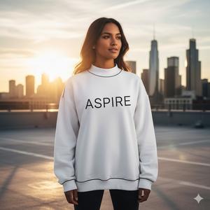 Custom Logo Front Embroidered Casual Solid Oversized Heavyweight Winter <b>Turtleneck</b> Fleece Women's Sweatshirt - Product Image 2