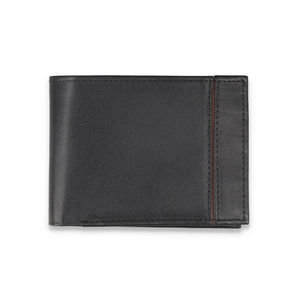 Portefeuille Homme en Cuir Véritable Pliant de Haute Qualité OEM, Durable, Luxe, Anti-RFID, Grande Capacité, Porte-Cartes, Logo Personnalisé, Court - Product Image 4