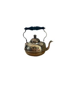 Théière en métal martelé rustique faite à la main par des artisans accessoire de cuisine parfait pour un décor traditionnel et vintage - Product Image 5
