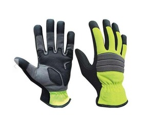 Guantes de trabajo para mecánicos de construcción Guantes de trabajo de seguridad para mecánicos automotrices de trabajo de cuero industrial - Product Image 6