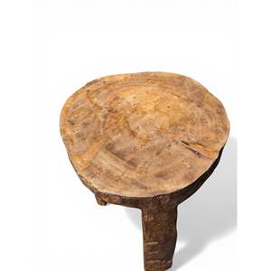 Naga <b>Rustic</b> Handmade Wood <b>Side</b> <b>Table</b> for Living Room General Home Furniture Use - Product Image 2