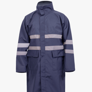 Impermeable Ligero y Cómodo, Cortavientos, con Tiras Reflectantes, Gabardina Plegable para Trabajo, Aire Libre y Camping - Product Image 1