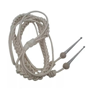 Venta al por mayor por encargo hombro Cordón de alambre Aiguillette material de alta calidad con nuevo diseño de impresión de logotipo equipo de defensa personal - Product Image 4