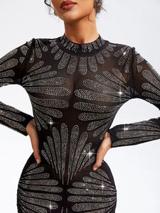 ชุดผ้าตาข่ายสำหรับผู้หญิงชุดผ้าตาข่ายแห้งเร็วคุณภาพสูง - Product Image 2